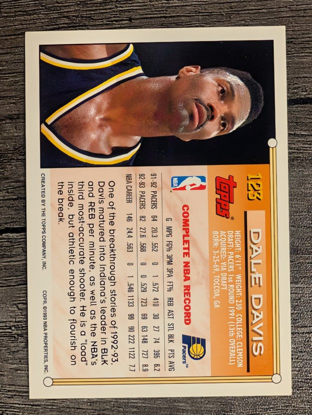 1993-94 Topps #123 Dale Davis