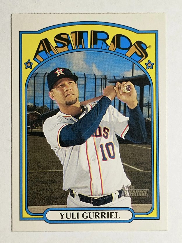 2021 Topps Heritage #330 Yuli Gurriel