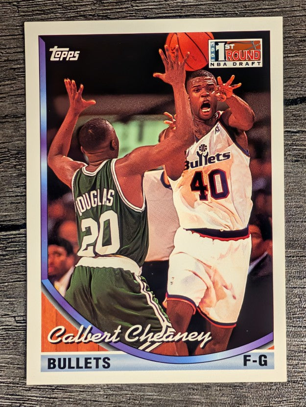 1993-94 Topps #250 Calbert Cheaney