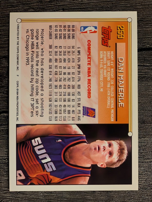 1993-94 Topps #259 Dan Majerle