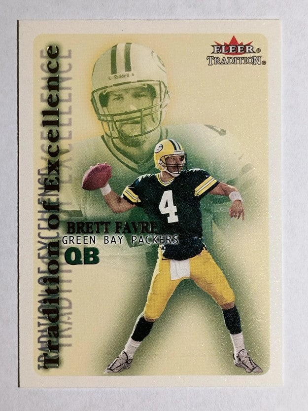 2000 Fleer Tradition Tradition of Excellence #1 Brett Favre