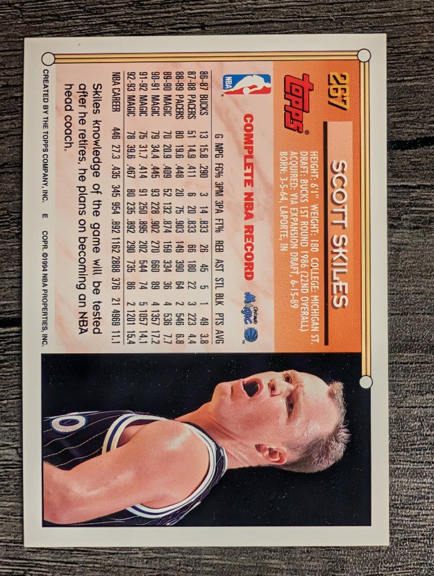 1993-94 Topps #267 Scott Skiles