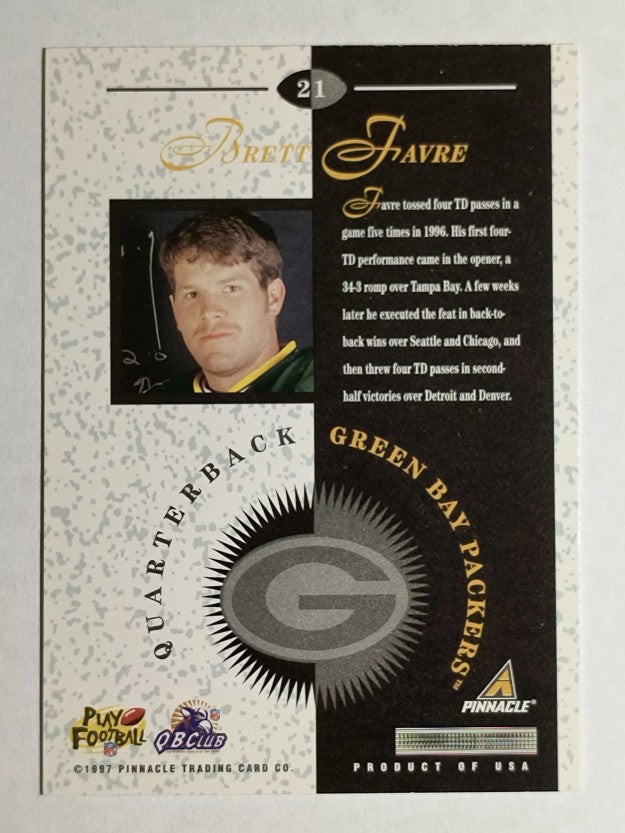1997 Pinnacle Mint #21 Brett Favre MH