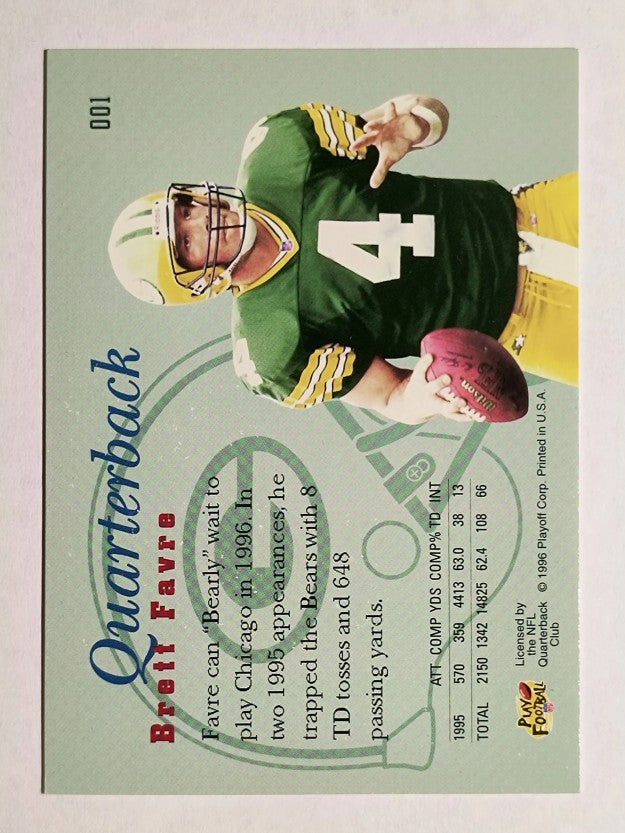1996 Playoff Prime #1 Brett Favre