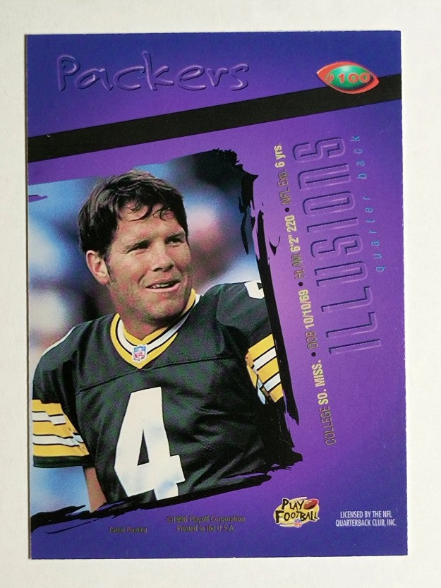 1996 Playoff Illusions #100 Brett Favre