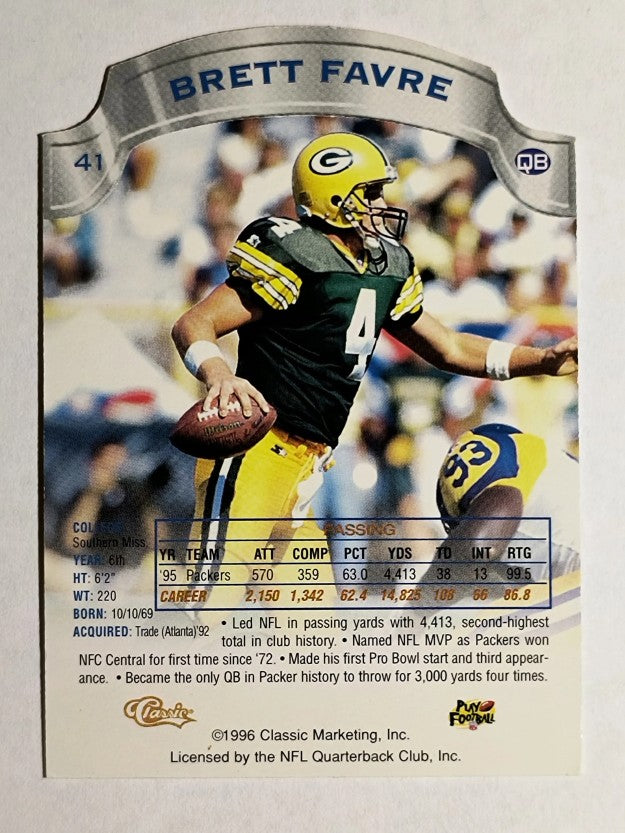 1996 Pro Line DC3 #41 Brett Favre