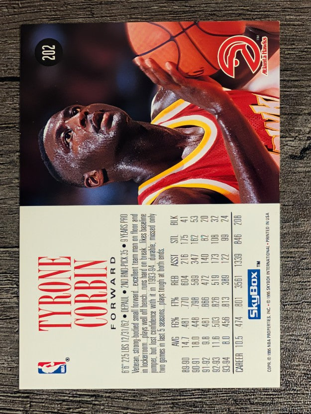 1994-95 SkyBox Premium #202 Tyrone Corbin