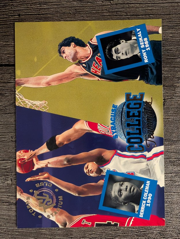 1994-95 Stadium Club #103 Rony Seikaly CT/Derrick Coleman CT