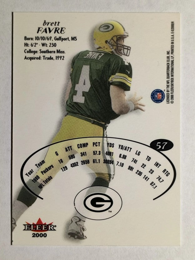 2000 E-X #57 Brett Favre