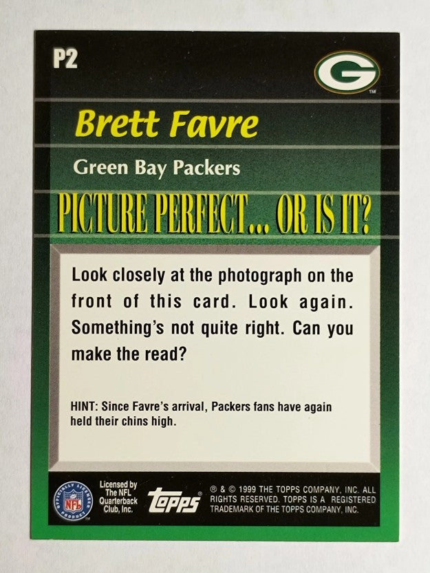 1999 Topps Picture Perfect #P2 Brett Favre