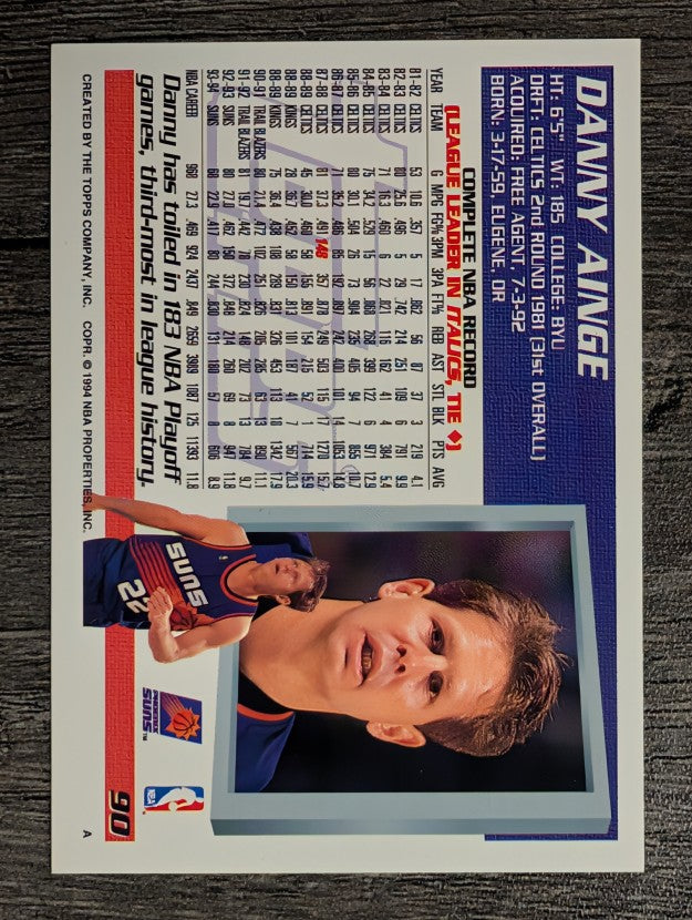 1994-95 Topps #90 Danny Ainge