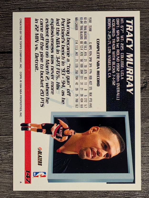 1994-95 Topps #147 Tracy Murray