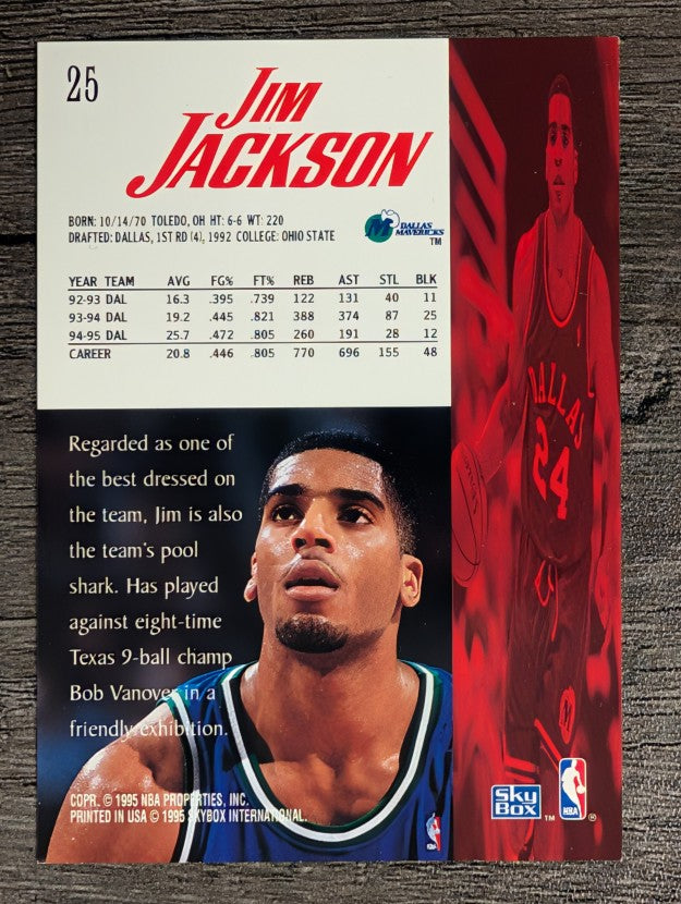 1995-96 SkyBox Premium #25 Jim Jackson