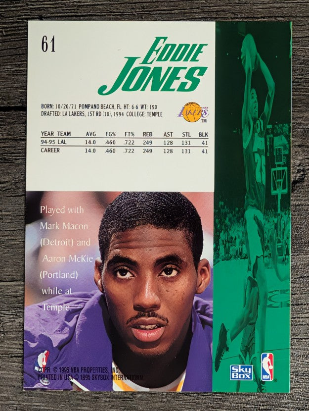 1995-96 SkyBox Premium #61 Eddie Jones