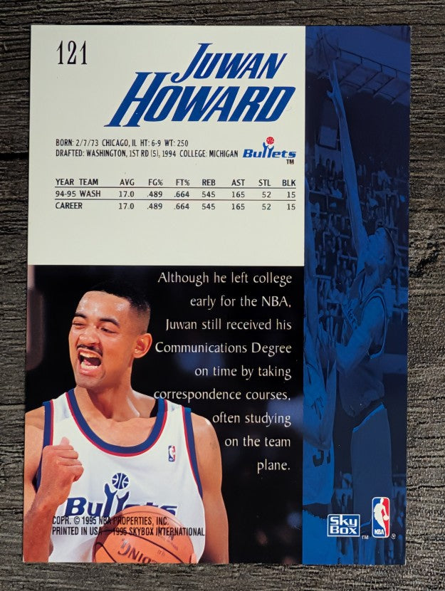 1995-96 SkyBox Premium #121 Juwan Howard