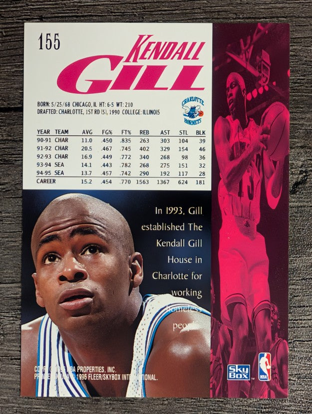1995-96 SkyBox Premium #155 Kendall Gill