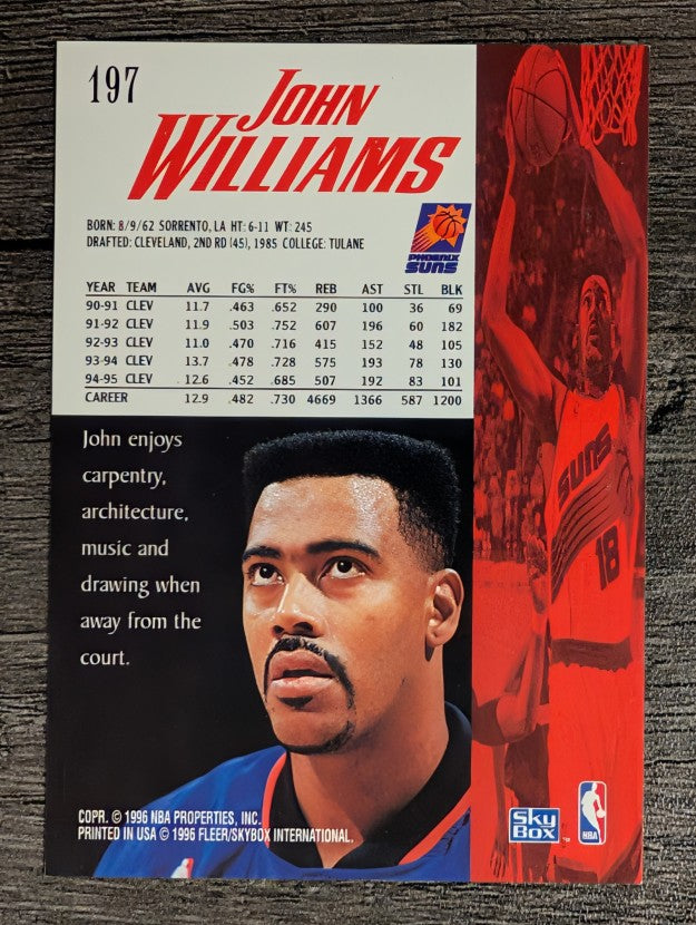 1995-96 SkyBox Premium #197 John Williams