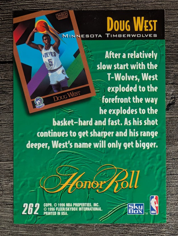 1995-96 SkyBox Premium #262 Doug West HR