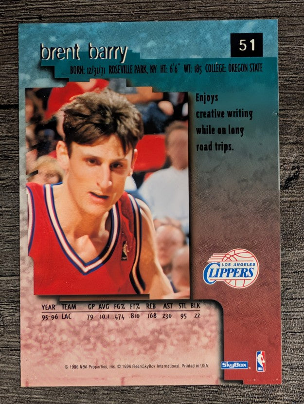 1996-97 SkyBox Premium #51 Brent Barry