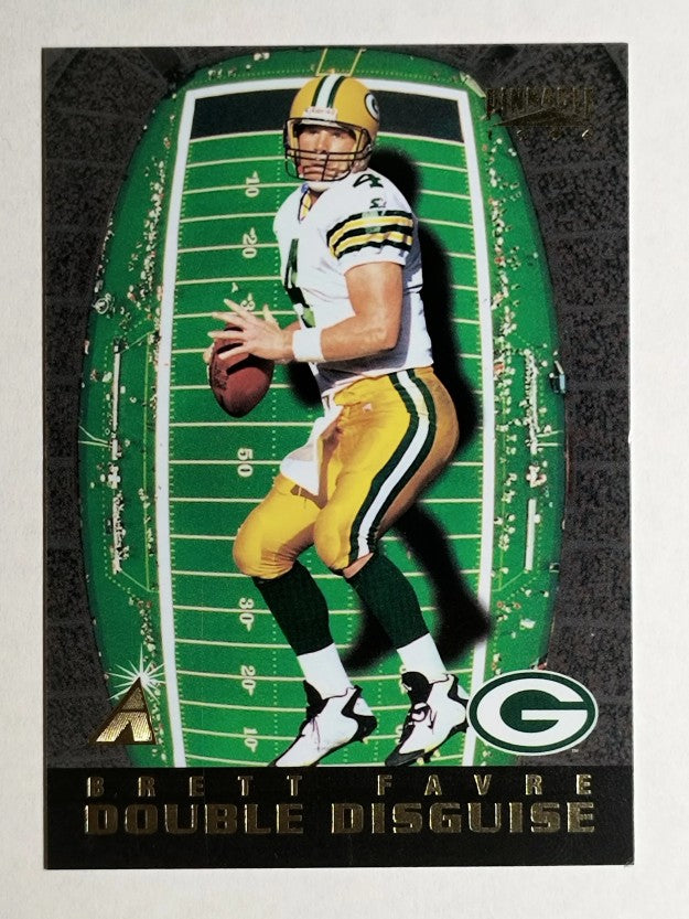 1996 Pinnacle Double Disguise #14 Brett Favre/Kerry Collins
