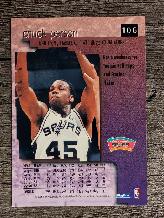 1996-97 SkyBox Premium #106 Chuck Person