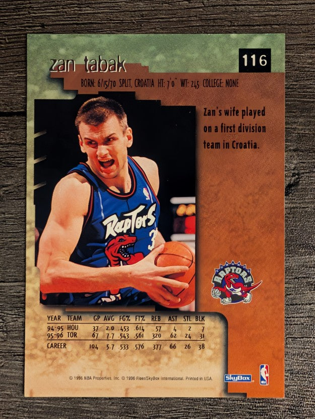 1996-97 SkyBox Premium #116 Zan Tabak