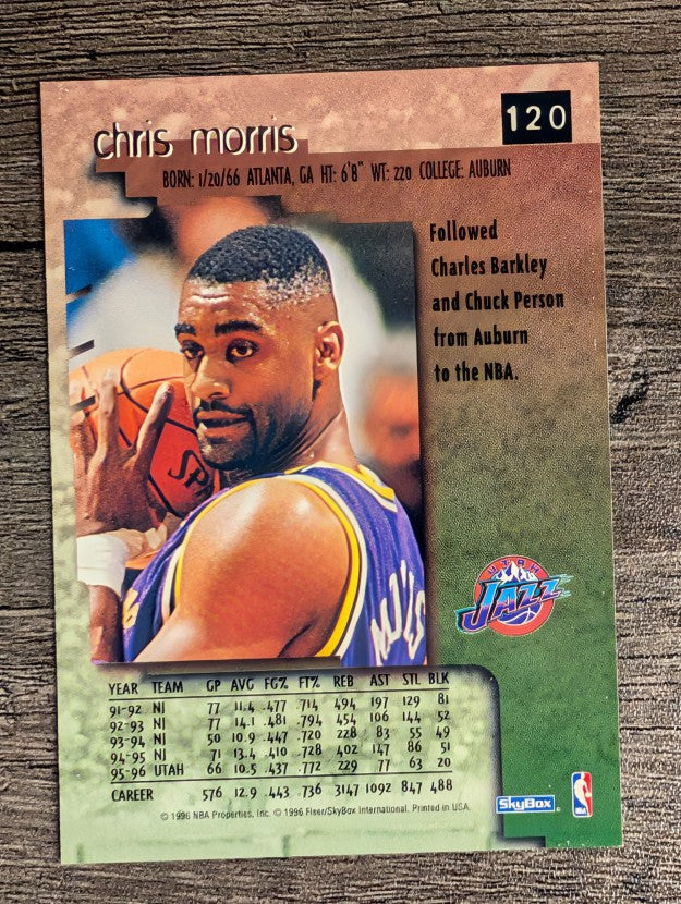 1996-97 SkyBox Premium #120 Chris Morris