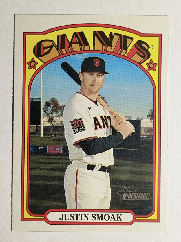 2021 Topps Heritage #332 Justin Smoak