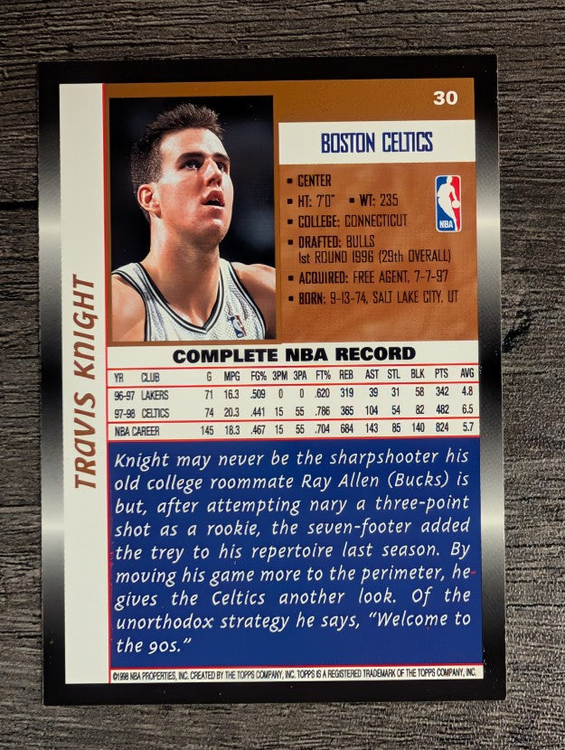 1998-99 Topps #30 Travis Knight