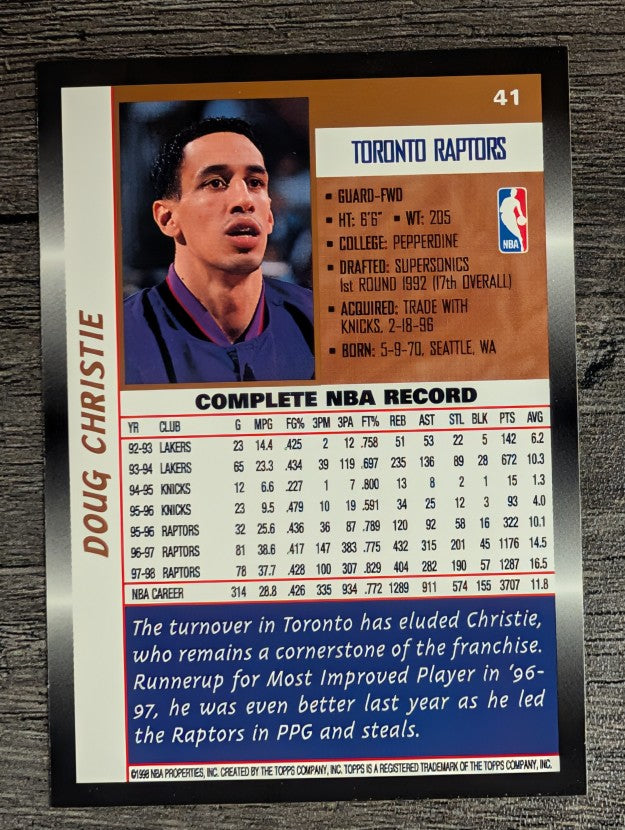1998-99 Topps #41 Doug Christie