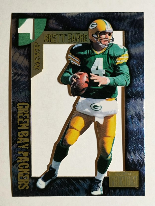 1996 SkyBox Premium Brett Favre MVP #4 Brett Favre Die Cut