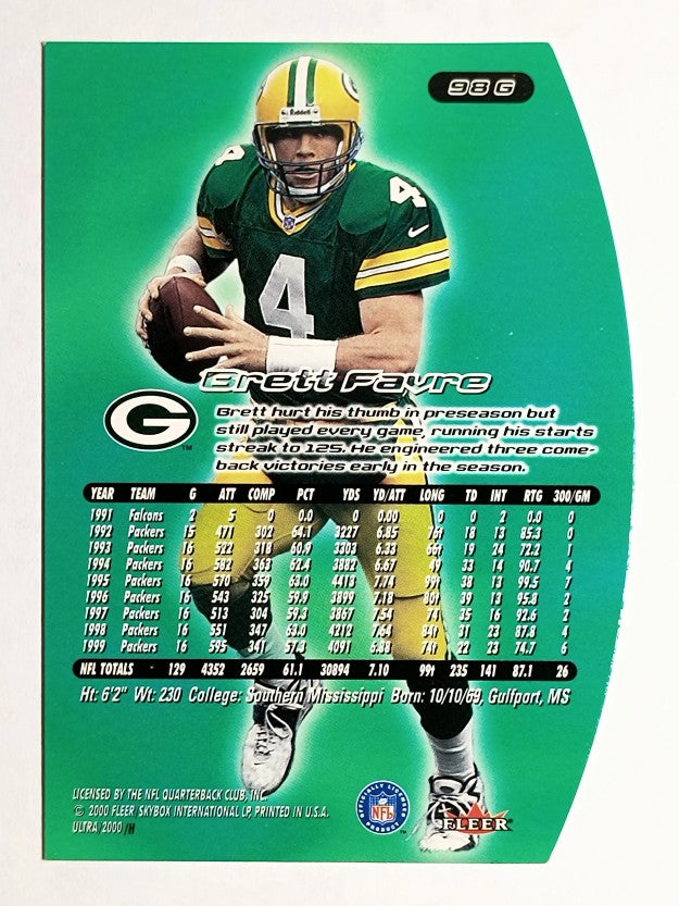 2000 Ultra Gold Medallion #98 Brett Favre