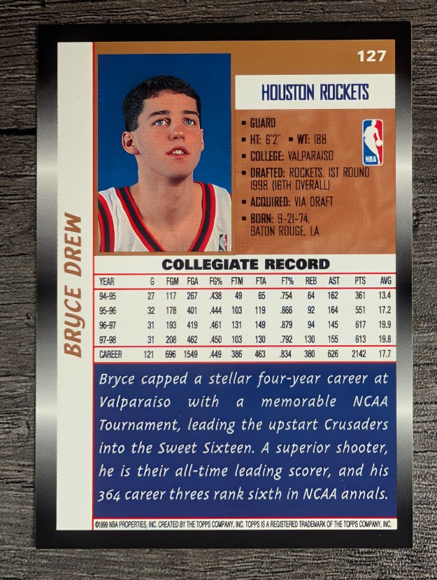 1998-99 Topps #127 Bryce Drew RC