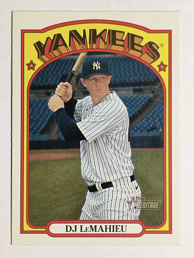 2021 Topps Heritage #336 DJ LeMahieu