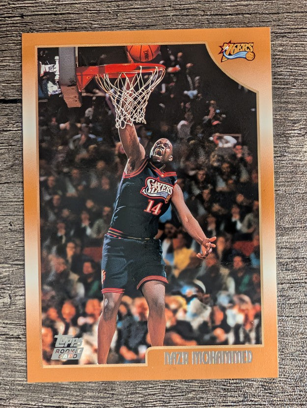 1998-99 Topps #144 Nazr Mohammed RC