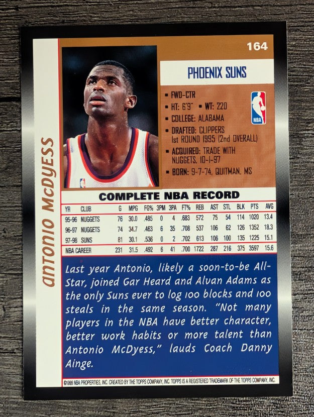 1998-99 Topps #164 Antonio McDyess
