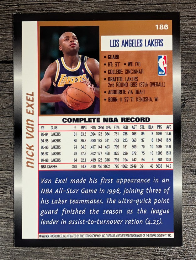 1998-99 Topps #186 Nick Van Exel