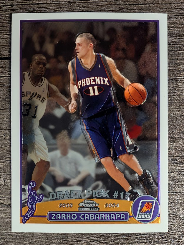 2003-04 Topps Chrome #127A Zarko Cabarkapa RC