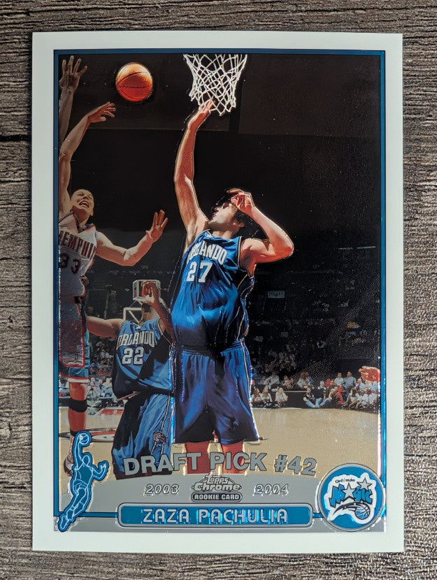 2003-04 Topps Chrome #149A Zaur Pachulia RC