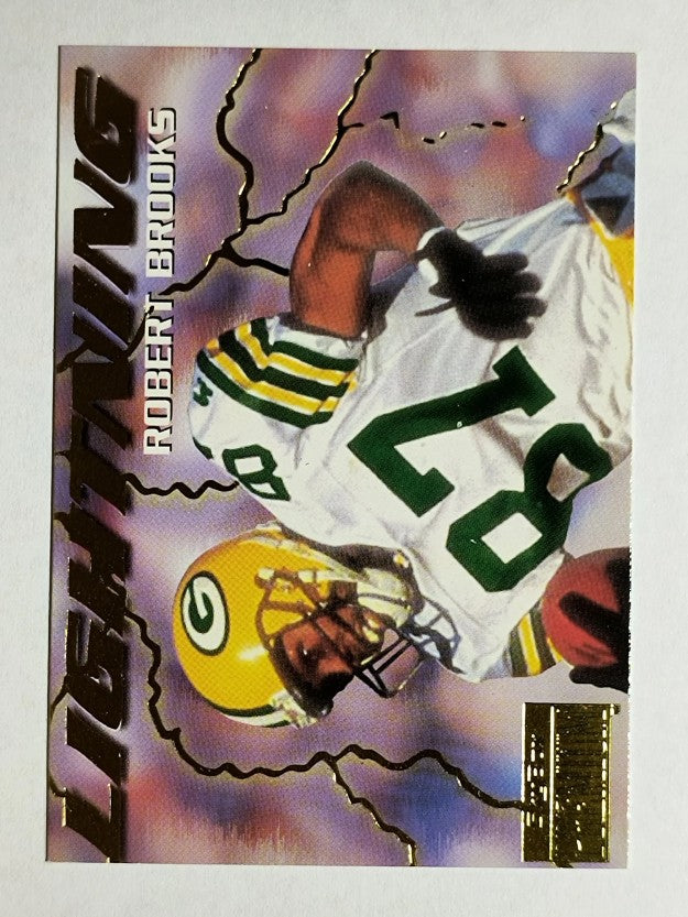 1996 SkyBox Premium Thunder and Lightning #7 Brett Favre/Robert Brooks
