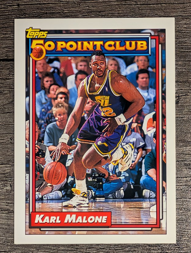 1992-93 Topps #199 Karl Malone 50P