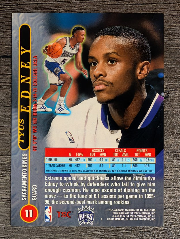 1996-97 Stadium Club #11 Tyus Edney
