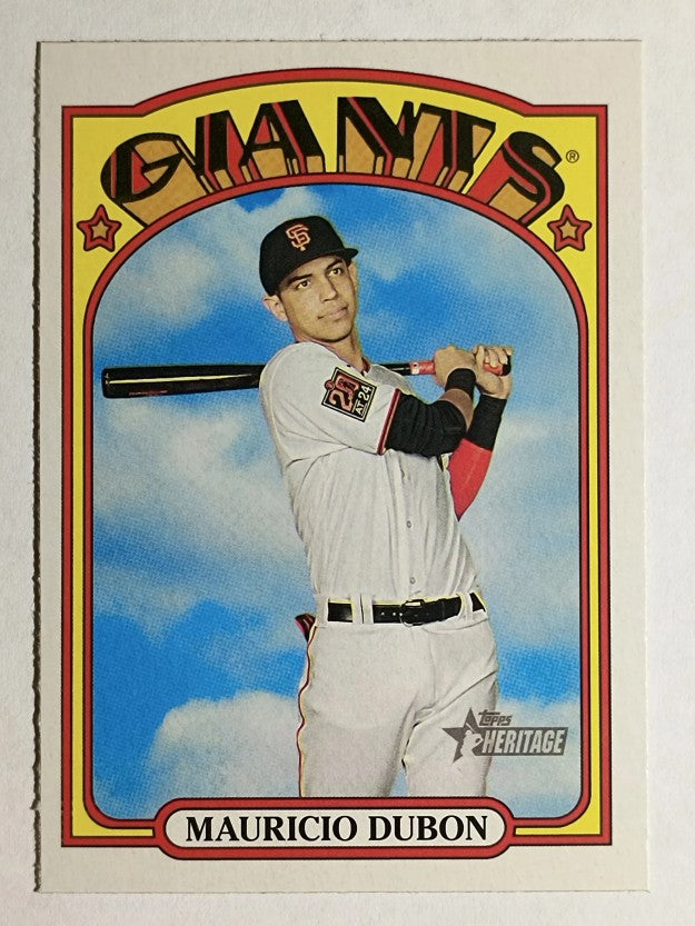2021 Topps Heritage #343 Mauricio Dubon