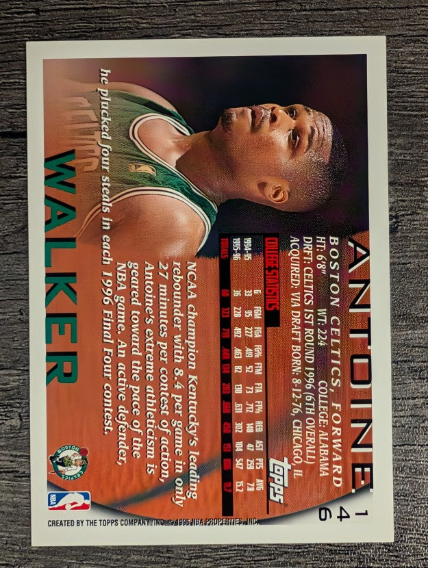 1996-97 Topps #146 Antoine Walker RC