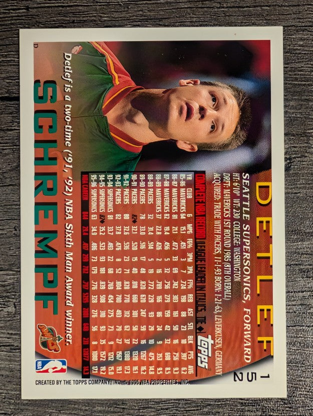 1996-97 Topps #152 Detlef Schrempf