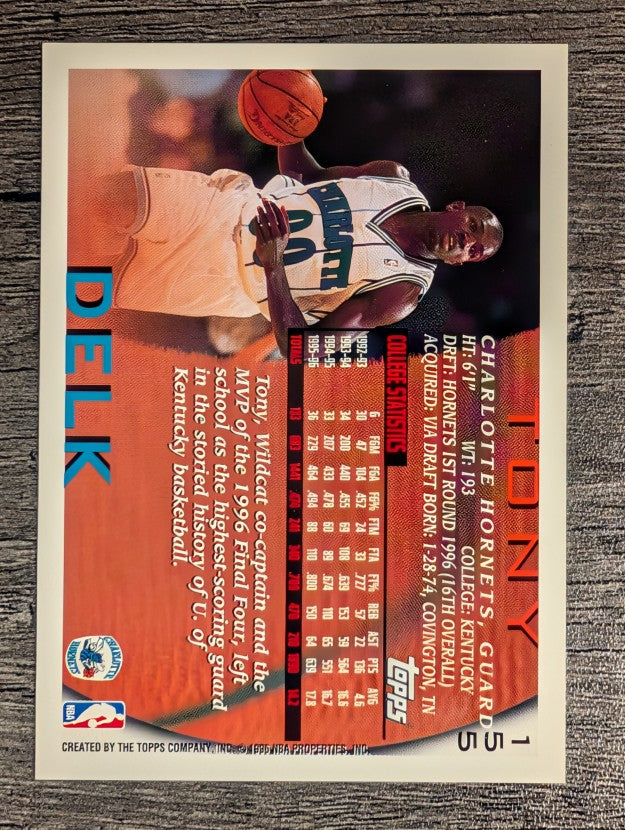 1996-97 Topps #155 Tony Delk RC