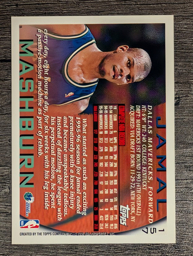 1996-97 Topps #157 Jamal Mashburn