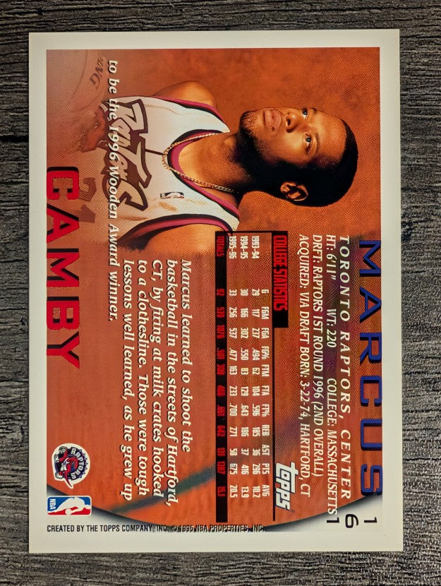 1996-97 Topps #161 Marcus Camby RC