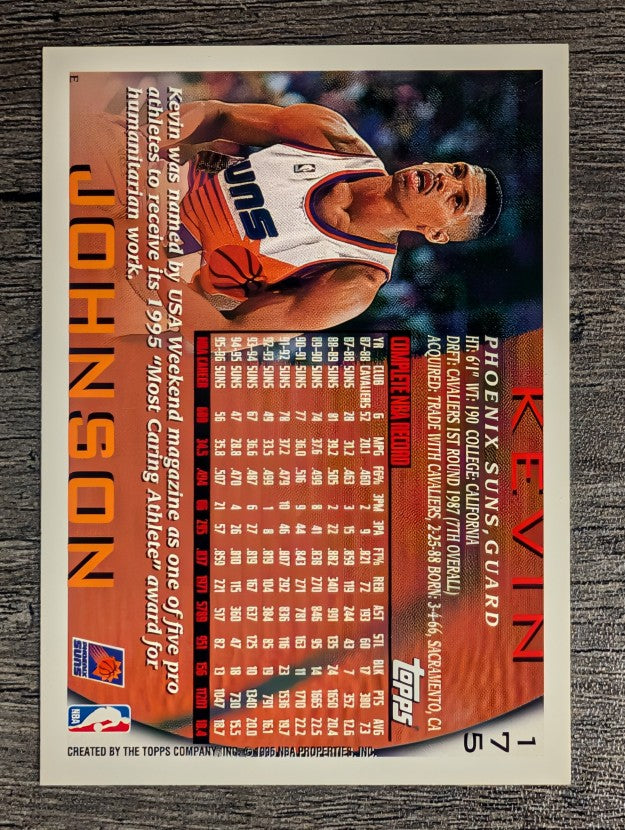 1996-97 Topps #175 Kevin Johnson