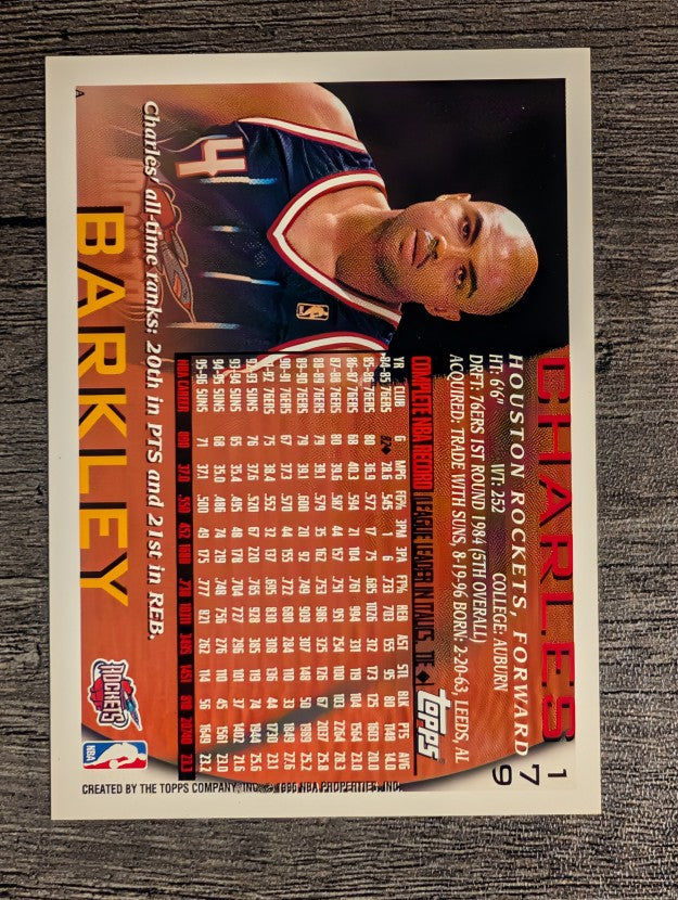 1996-97 Topps #179 Charles Barkley